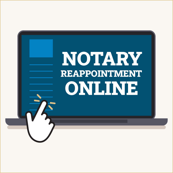 Notary Reappointment Online