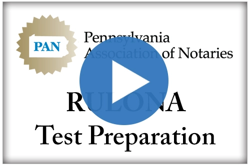 RULONA Test Preparation